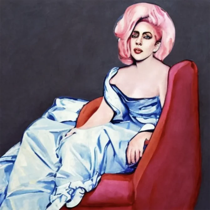 Lady Gaga in the style of Mary Cassatt     13